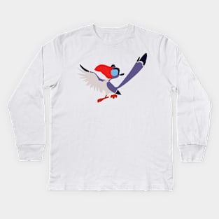 Know-it-All Feather-brain Kids Long Sleeve T-Shirt